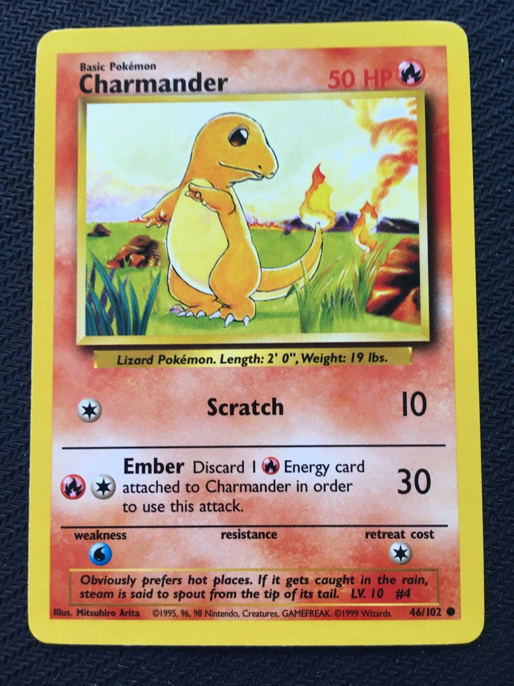 Pokémon Carte collezionabili: Pokémon - BS 46 - Charmander - Base Set - EN – Usato da St.Gallen venduto da Punktchen01