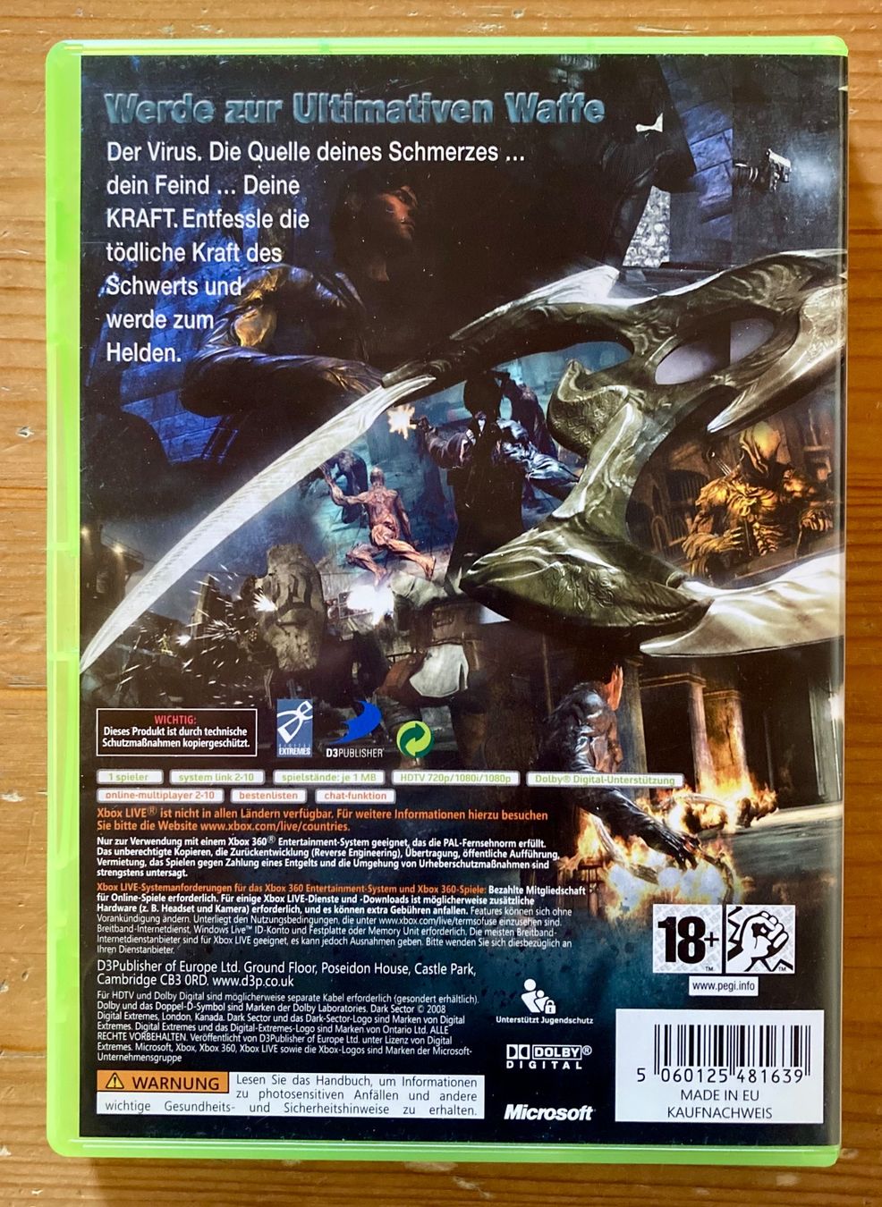Microsoft Spiele: Dark Sector (NEU) - Xbox 360 – Neu (gemäss Beschreibung) aus Zürich von Djmotionch 3