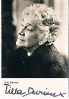 Tilla Durieux 1880-1971 Autogramm signiert Foto 10x15cm