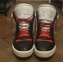 Y-3 High-Top Rot-Weiss Sneakers