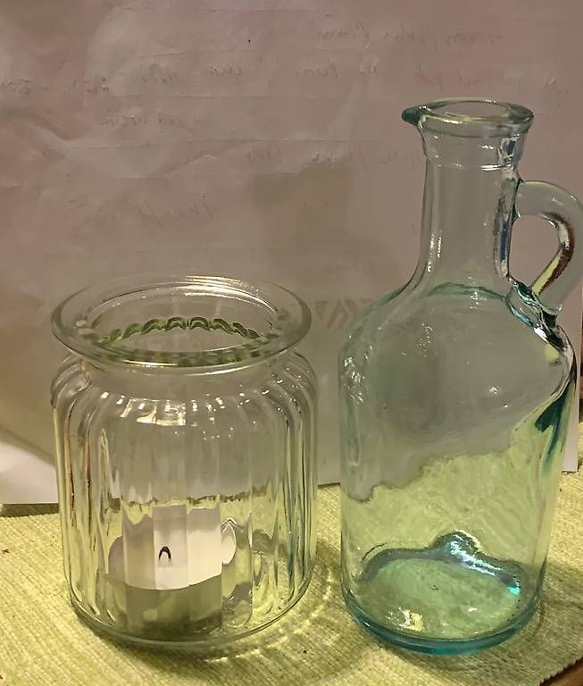 Vase & Récipients: Vasen, Glas mit Kerze, neu – D'occasion à Wabern par walsn1 1