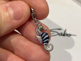 Thomas Sabo Charm Seepferdchen mit blauem Emaille 🩵🌊