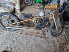Yamaha 250 ccm Ratbike Motorrad Hillclimbing Showbike Deccor