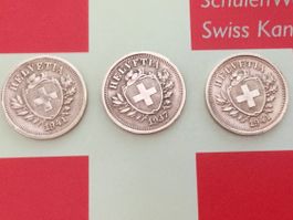 1 Rappen TRIO aus 2x1941+1x1937 vz