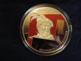 Wilhelm Tell Gedenkmünze, Gold/Silber, Top Zustand