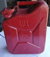 Blechkanister 10 Liter rot 