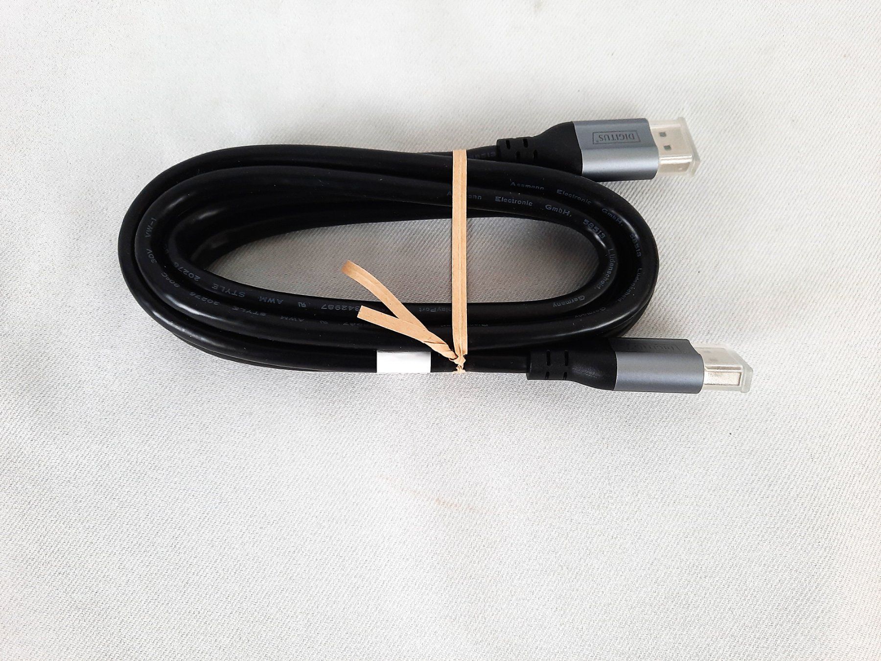 Cavi: DIGITUS 8K DisplayPort Anschlusskabel 1.4 Version – Nuovo (secondo la descrizione) da Beinwil am See venduto da Restwert_Beinwil