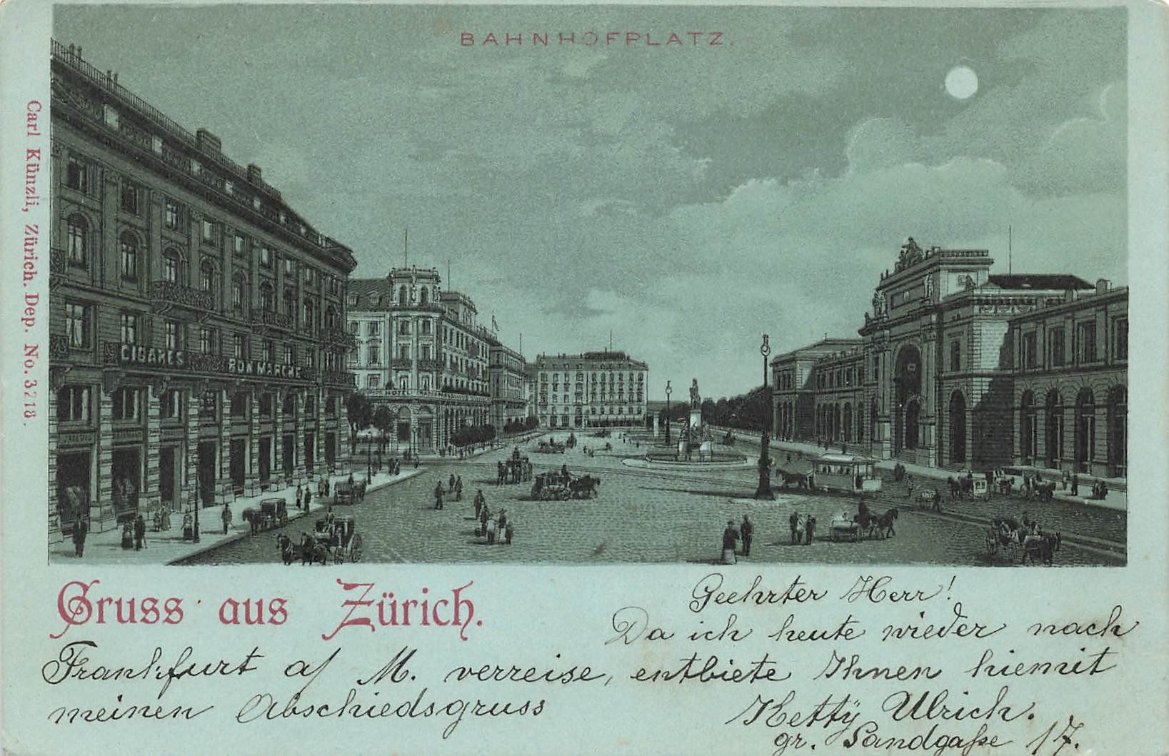 Ansichtskarten: Zürich - Gruss aus... – Gebraucht aus Schwyz von Seffi56