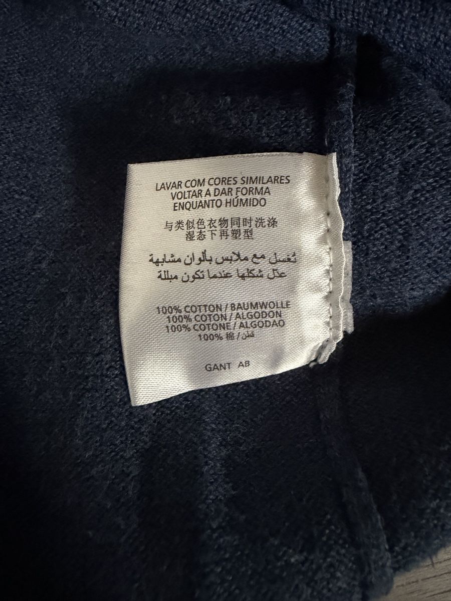 Gant Pulls & Sweat-shirts: GANT Pullunder Weste dunkelblau Grösse L Baumwolle – D'occasion à Winkel par cepunkt 1