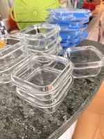 Pyrex Vorratsbehälter quadrratisch aus Glas