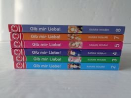 6 x Gib mir Liebe! – Kanan Minami – Nr.2-5 + 7+8 - Manga