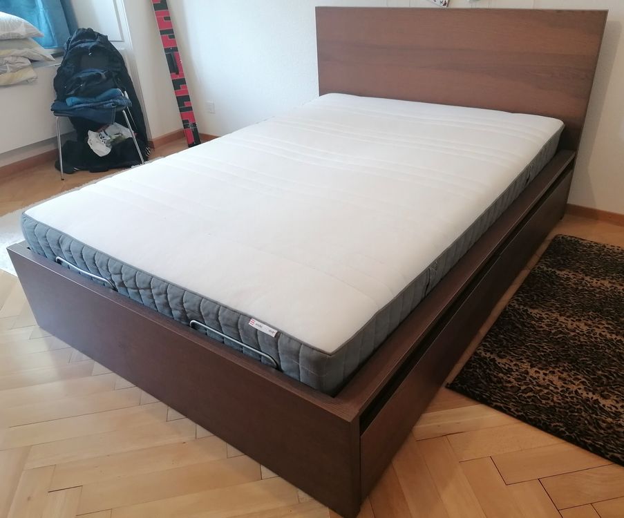 Bett Malm 140 x 200 cm komplett Kaufen auf Ricardo
