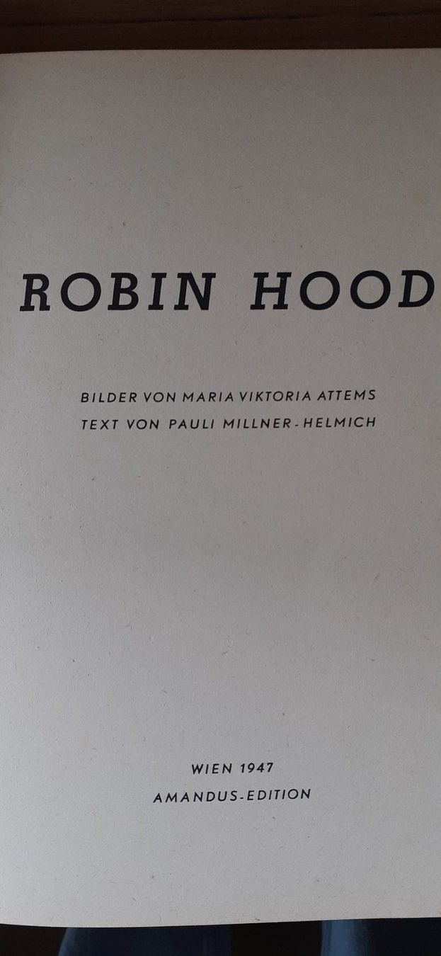 Libri: Robbin Hood 1947 – Usato da Mörschwil venduto da lindaswunderkiste 2