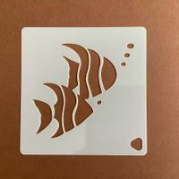 Schablone Fisch poissons Chablon pochoir