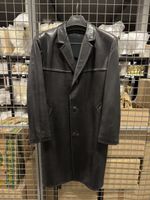 Echter Leder Trenchcoat Schwarz – Zeitlos & Elegant