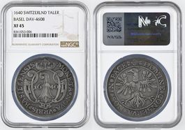 RARE Taler Bâle 1640