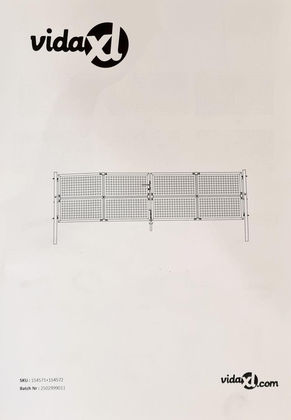 Porte: Gartentor Antrazith 400 x 80 cm – Nuovo (secondo la descrizione) da Péry venduto da luigi.tuttifrutti 2