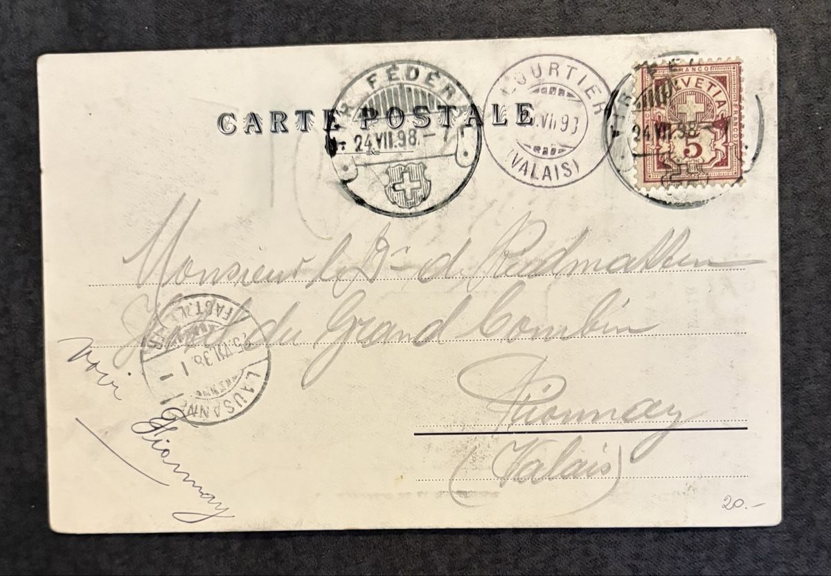 Carte Postale Patriotique Ancienne – Occasion
