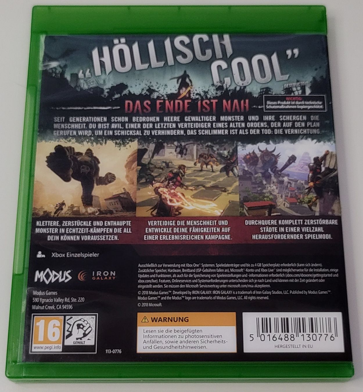 Spiele: Xbox One: Extinction – Gebraucht aus Uznach von Cheese-Us 1