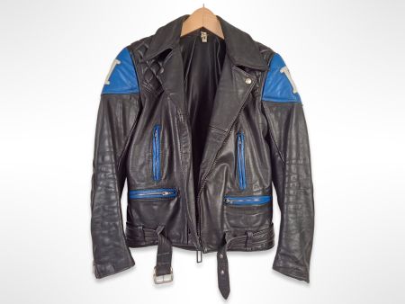 TT LEATHERS Vintage Motorradlederjacke Gr. 40 / M