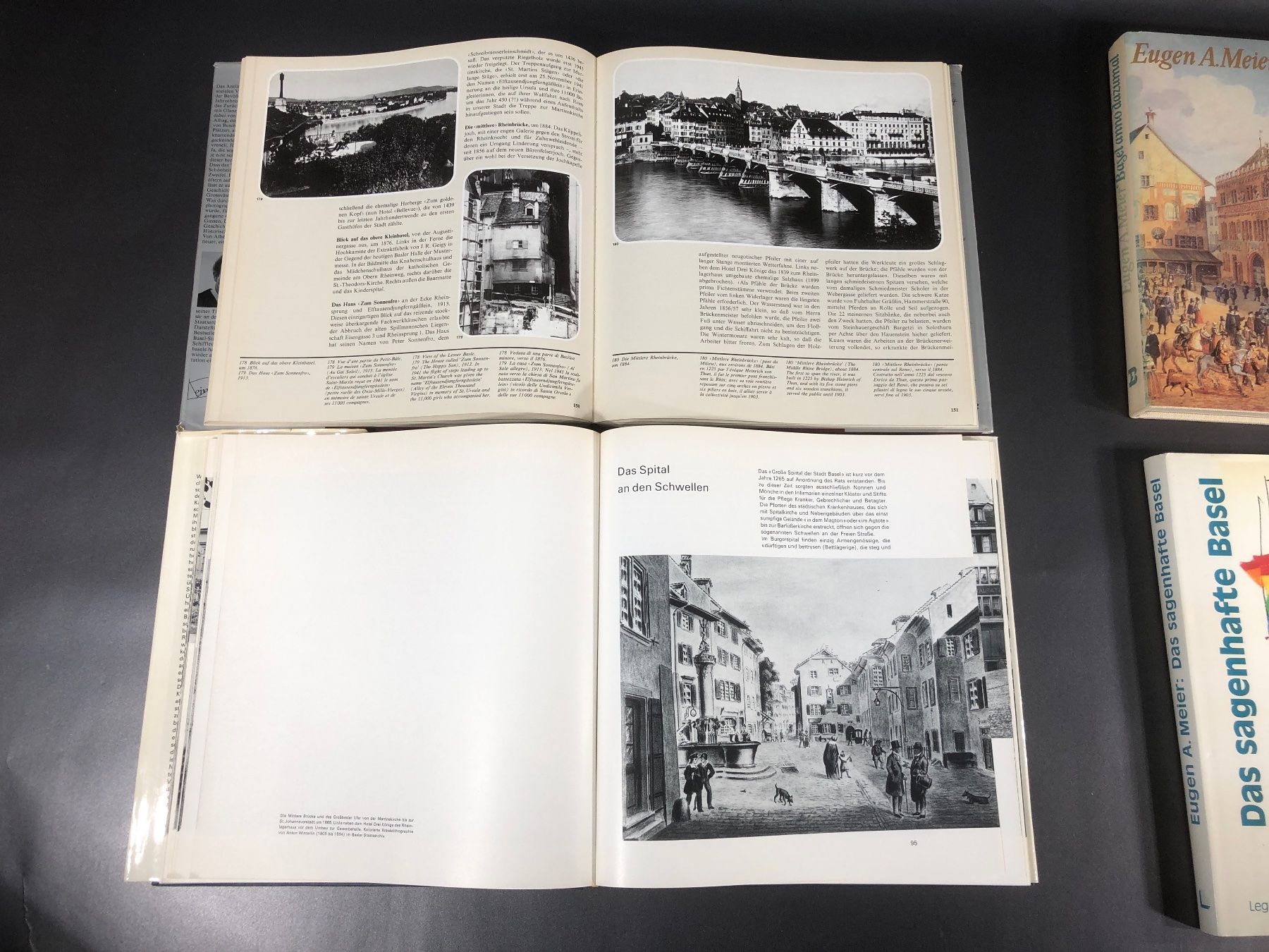 Libri: ⭐ 6x tolle Basler Bücher Eugen A. Meier – Usato da Arisdorf venduto da Liquidus 1