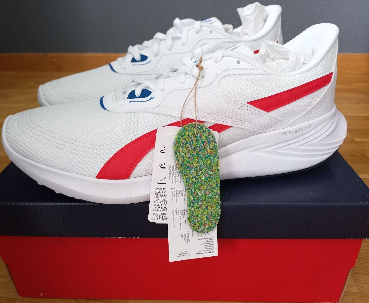 Reebok Herrenschuhe: Deadstock Reebok Energen Tech White Red Blue - taille 43 – Neu und originalverpackt aus Genève von dorco 8