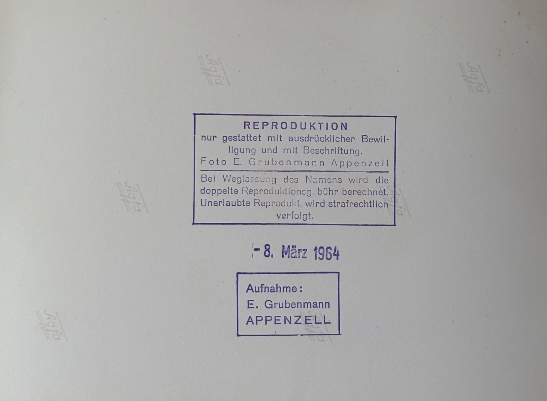 Cartes postales: Foto E. Grubenmann, Appenzell, 13 x 18 cm – D'occasion à Frauenfeld par Merk52 1