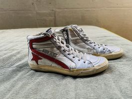 Golden Goose Slide Sneakers, Silber, Grösse 38 Top!