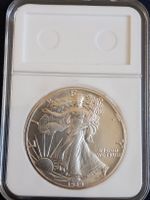 American Eagle 1 oz Silber Dollar 1989 in Schutzhülle