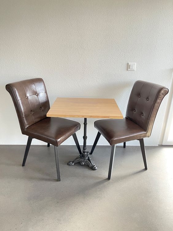 Esszimmer Stühle mit Bistro Tisch Kaufen auf Ricardo