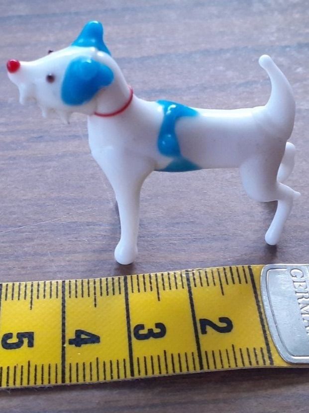 Murano Statuette: Figur Glas Hund Schnauzer Murano – Usato da Mörschwil venduto da antiksalon 4