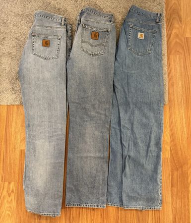 Jeans Carhartt W'IP Herren Grösse 36/34 hellblau guter Zusta