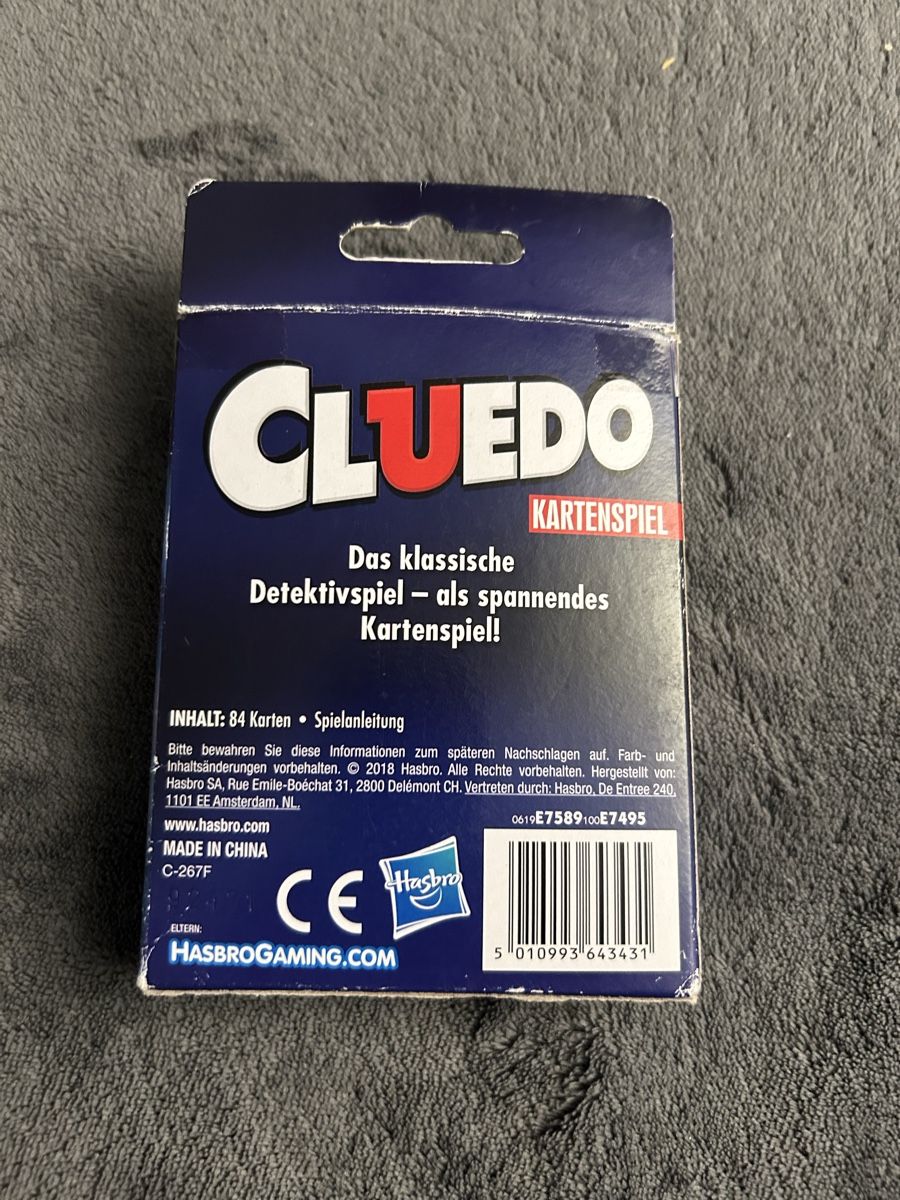 Hasbro Giochi: Cluedo – Usato da Buchs ZH venduto da SegerLegende 1