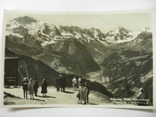 Cartoline postali: AK  Schynige Platte – Usato da Gundetswil venduto da Egro01