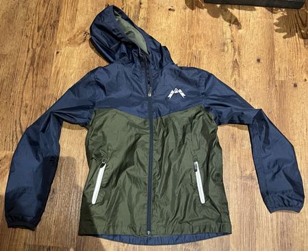 Windjacke Bodyguard Great Outdoor blau grün Grösse 158