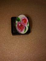 RING EDELSTHAL,,ROSEROT BLUMEN,,GLANZIG