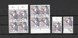 1987 Lot Postbote mit Unwetter Aufdruck 7.9.87