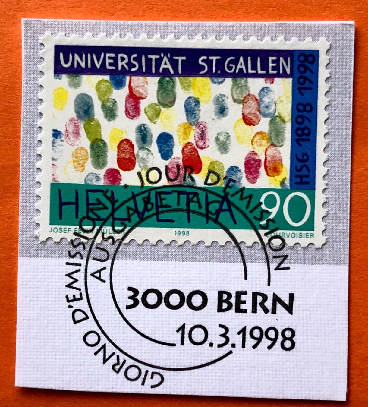 Tutti i francobolli: Nr.942 Sondermarken GESTEMPELT 1998    – Usato da Aarau venduto da Billa007