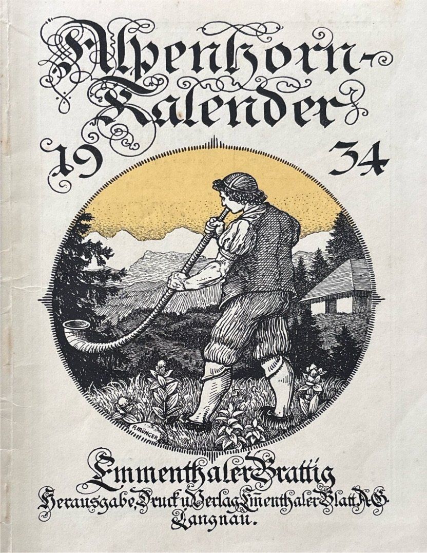Bücher: Alpenhorn-Kalender 1934 – Gebraucht aus Sarnen von Livres