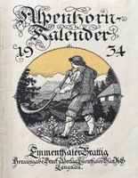 Alpenhorn-Kalender 1934