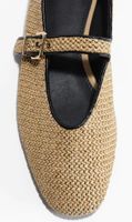 Strohsandalen mit Schnalle, ideal für den Sommer, Mary Janes