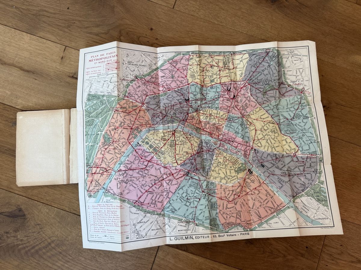 Libri: Plan de Paris par Arrondissement Maison L. Guilmin Paris – Usato da Uitikon-Waldegg venduto da Rps 7