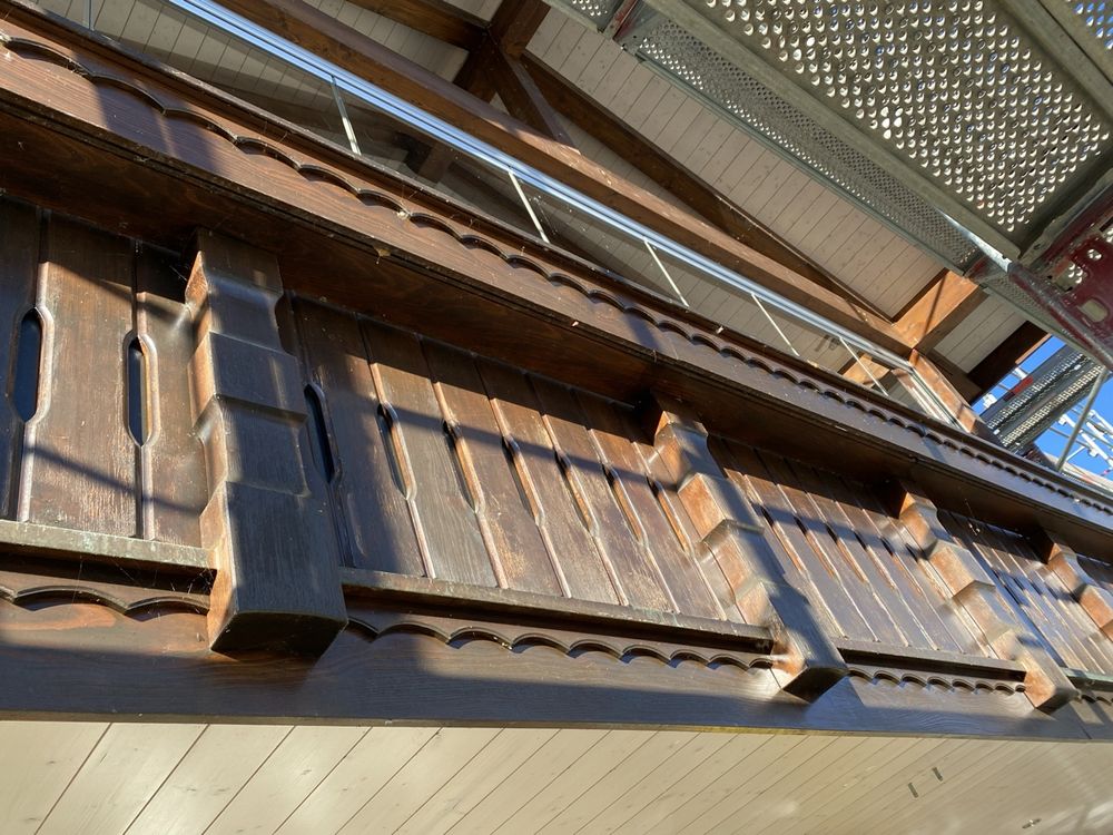 Westerholt Hahn Konstantin Dachvogel - Kupfer Look Figur Für Zaun & Dachrinne 36cm