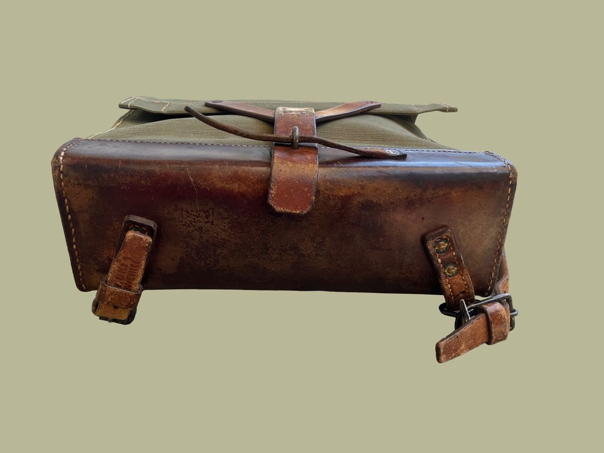 Schweizer Armee Zaini: Sac à Dos Munitions Armée Suisse 1941 WW2 – Usato da Bellevue venduto da Belafer 5
