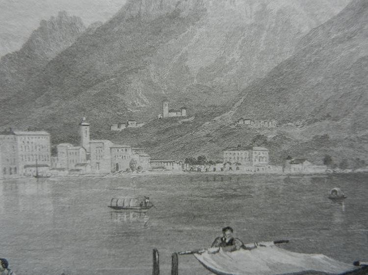 Gravures: Lugano von Bartlett – D'occasion à Risch par Rischli15 8