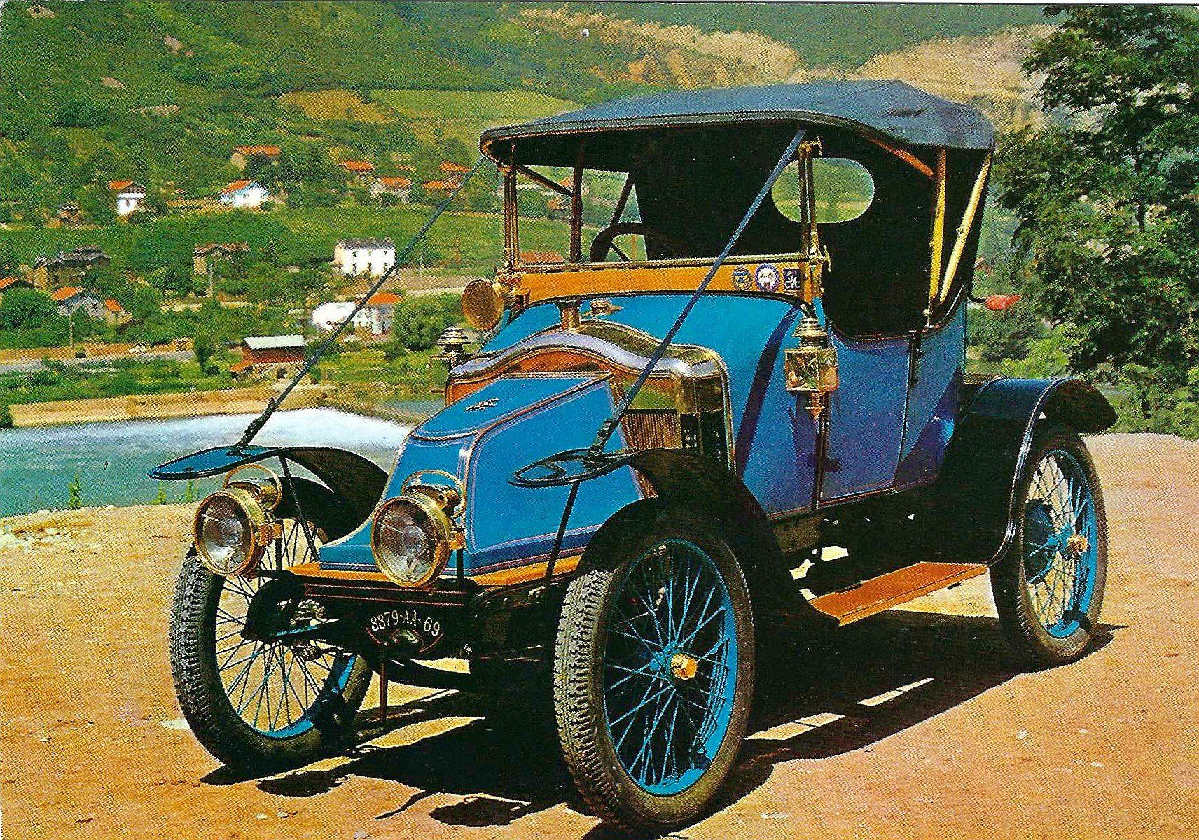 Cartoline postali: Oldtimer-Auto Clément Bayard 1913, – Usato da Buchs AG venduto da Baerfisch