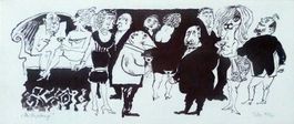 Sita Jucker (1921-2003) Illustratorin -Lithographie signiert