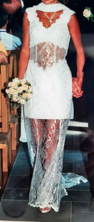 Luftiges Hochzeitskleid für heisse Tage!