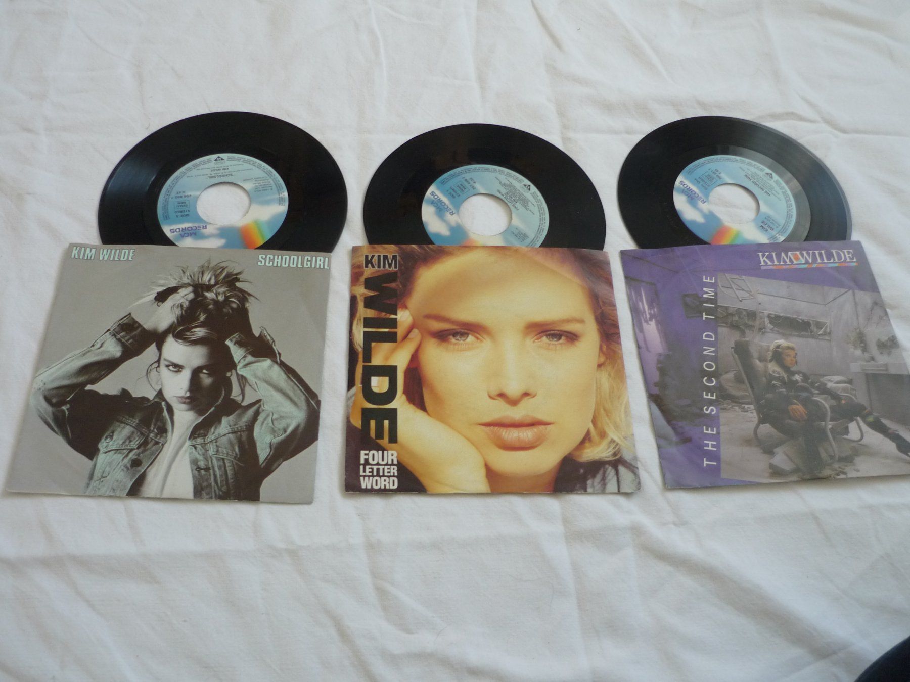 Dischi in vinile: 7" Single - 3x Kim Wilde - 80s Pop – Usato da Beringen venduto da Flatretriever