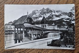 Luzern, Kapellbrücke 1942
